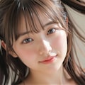 髪を結ってる女の子 2 3枚目