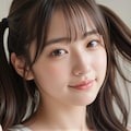 髪を結ってる女の子 2 2枚目