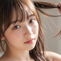 髪を結ってる女の子 2 6枚目