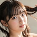 髪を結ってる女の子 2 5枚目