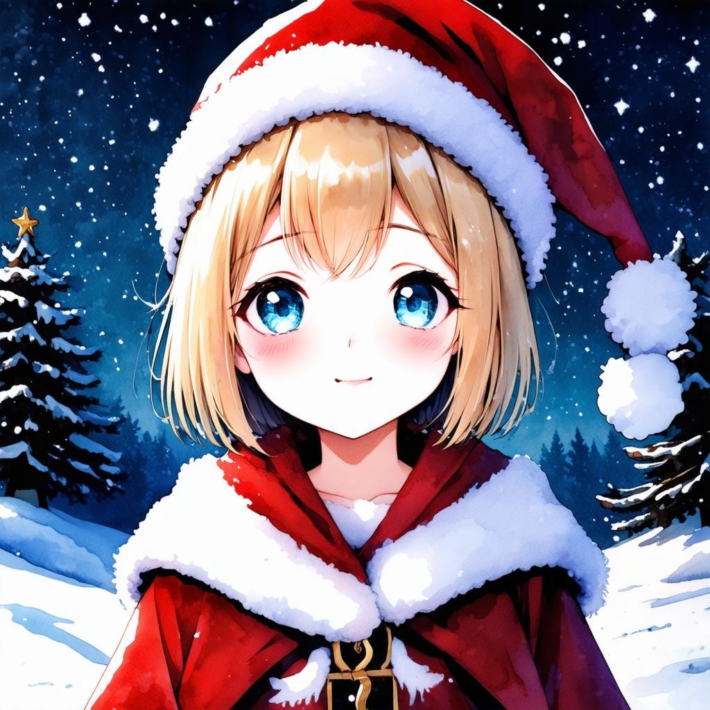 サンタの女の子