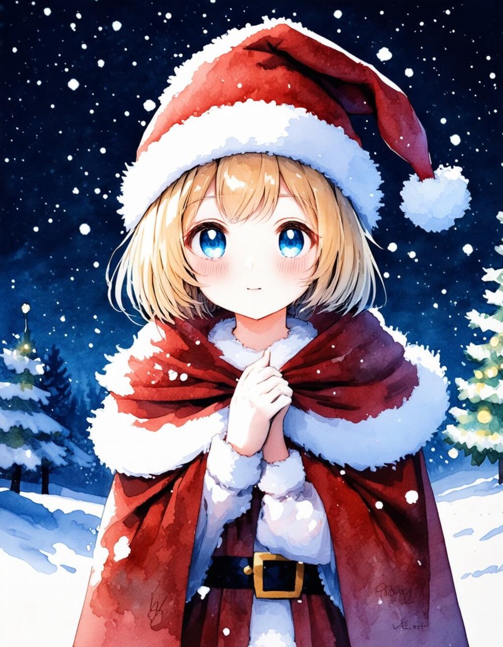 サンタの女の子