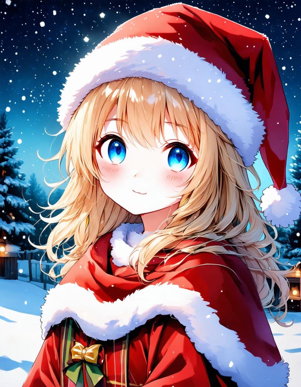 サンタの女の子