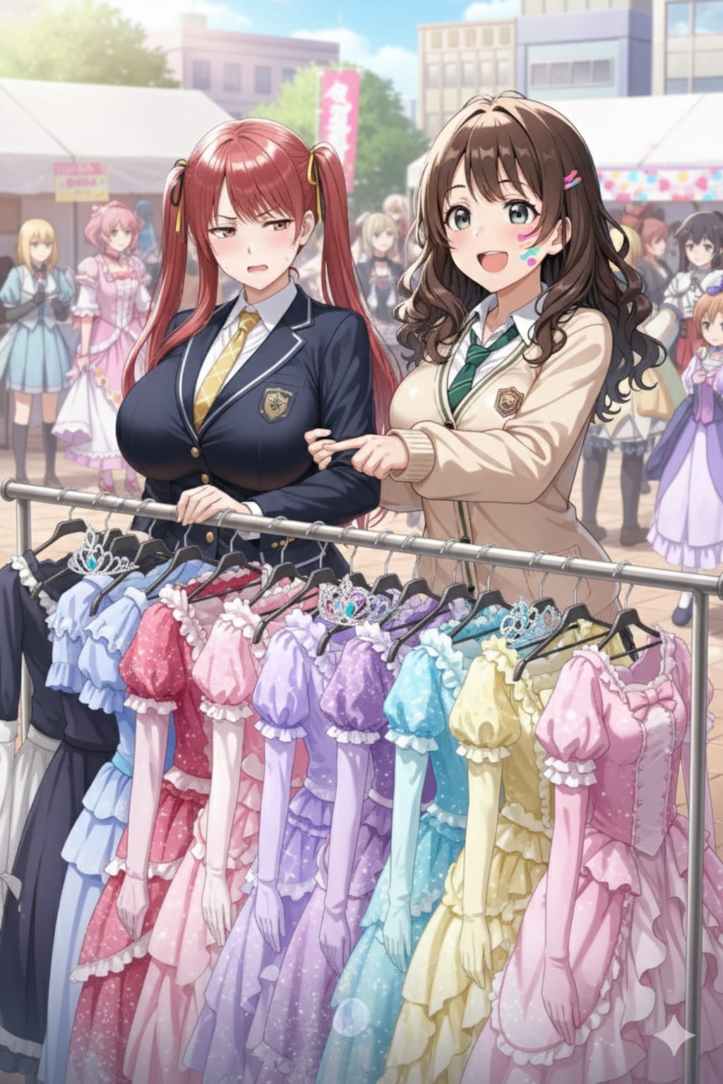 「お姫様衣装だってー。▪️▪️ちゃん似合いそうだよねー」