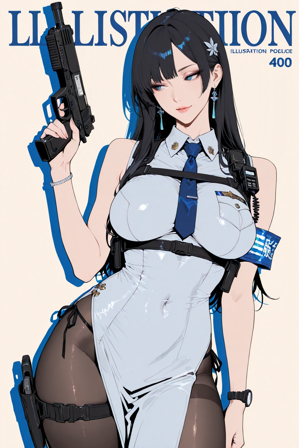 チャイナドレス婦警