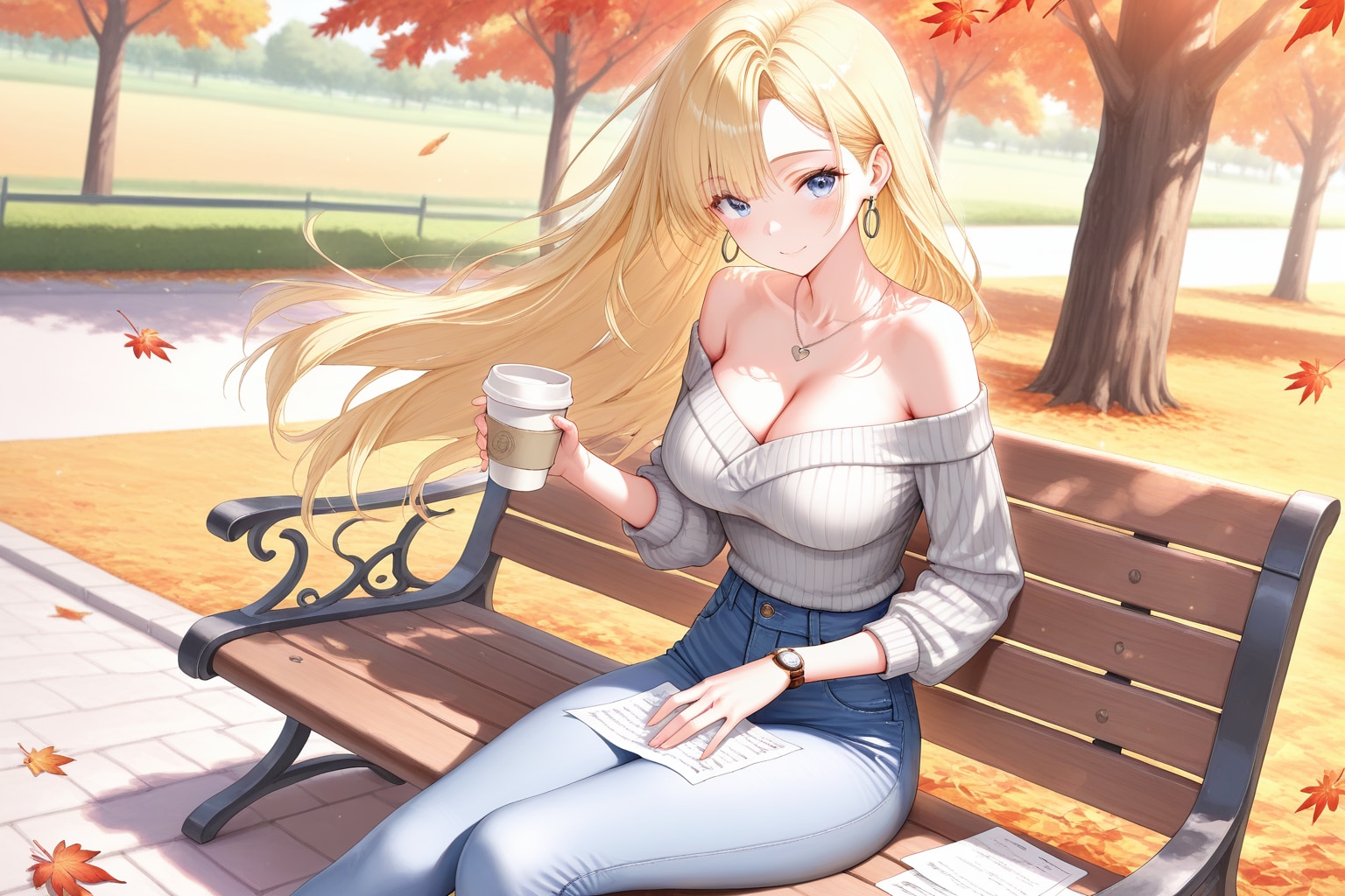 秋の公園 | の人気AIイラスト・グラビア