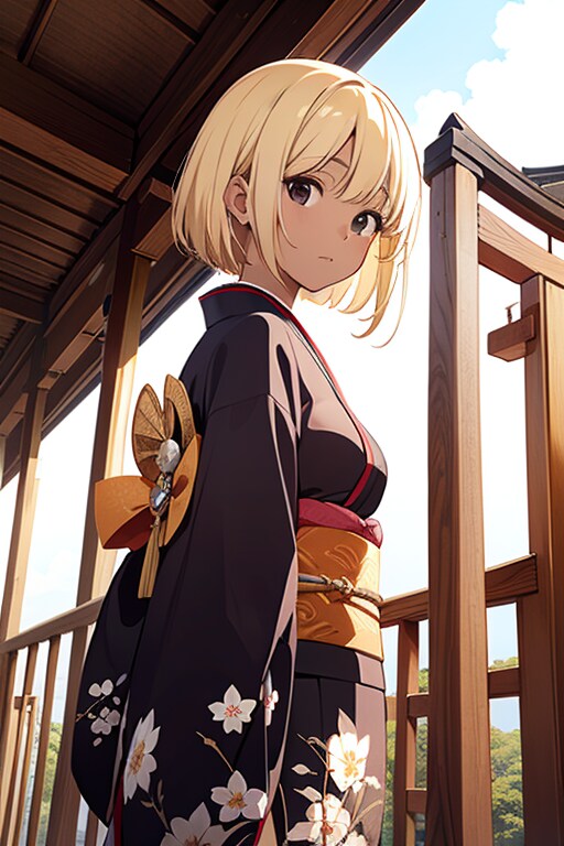 Boy meets Gal ある日の彼女 初詣 | の人気AIイラスト・グラビア