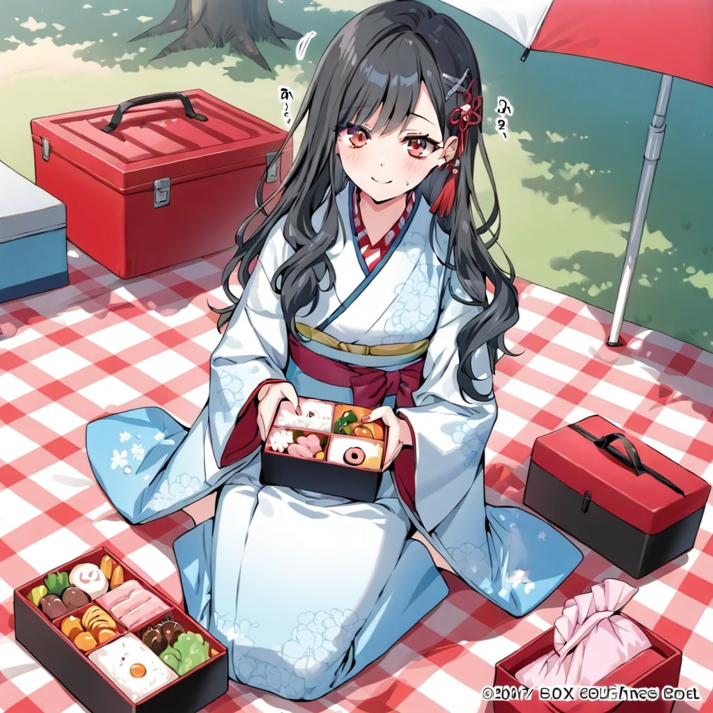 草原ピクニック