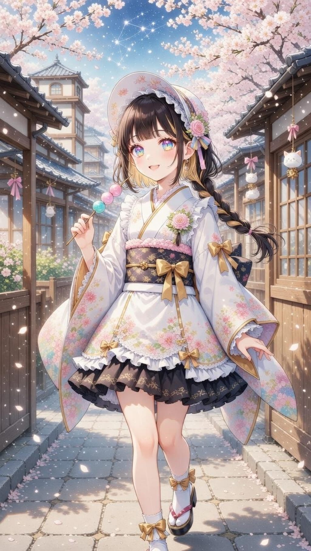 猫町と少女と春うらら