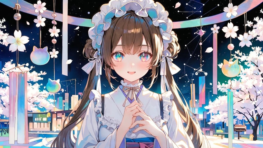 猫町と少女と春うらら
