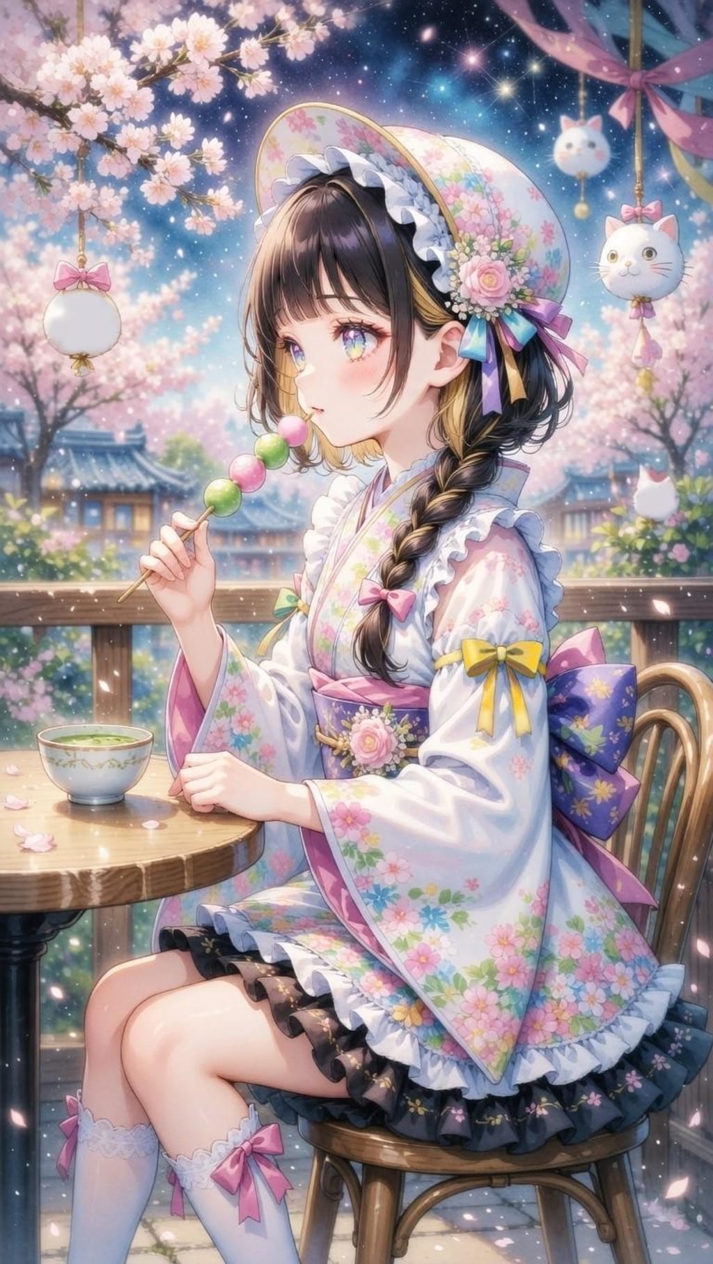 猫町と少女と春うらら