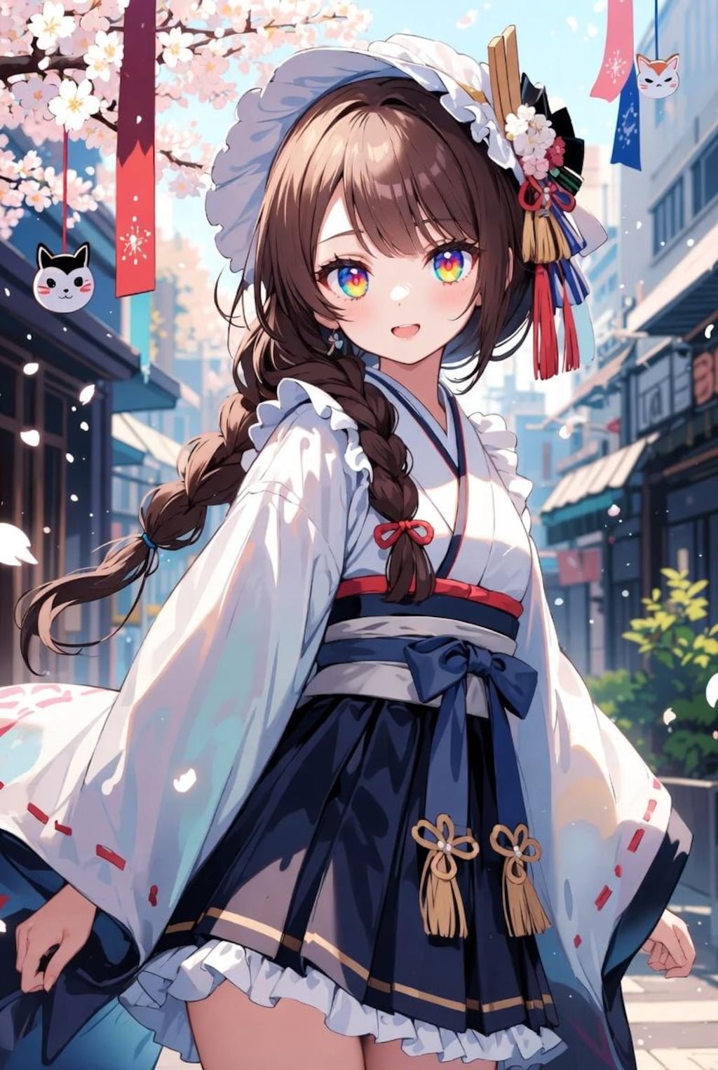 猫町と少女と春うらら