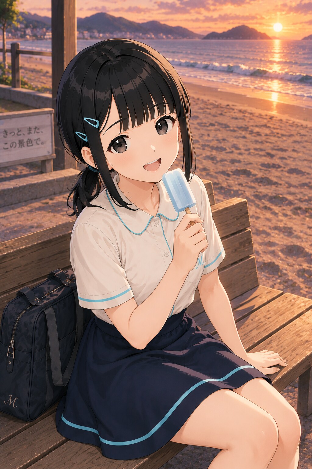 架空制服女子５５　寧々ちゃん | の人気AIイラスト・グラビア