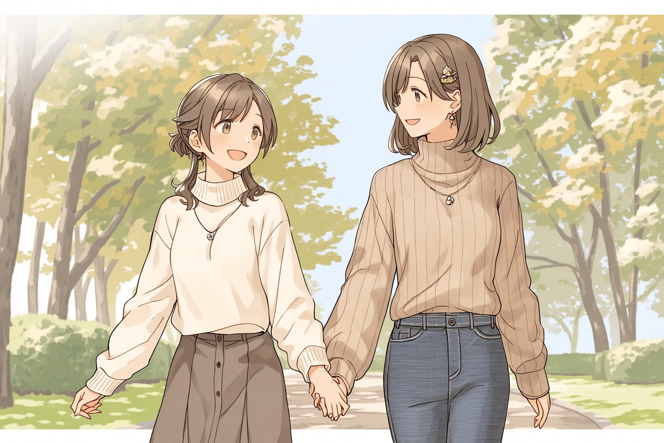 母と娘284 | の人気AIイラスト・グラビア