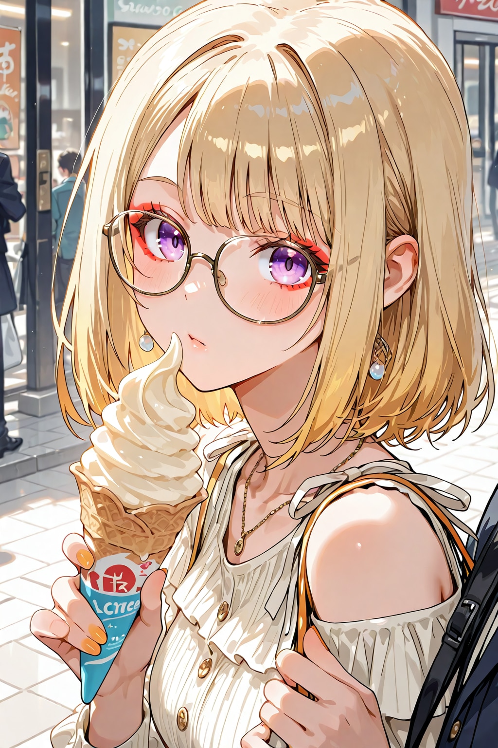 今日の眼鏡っ娘　4/23