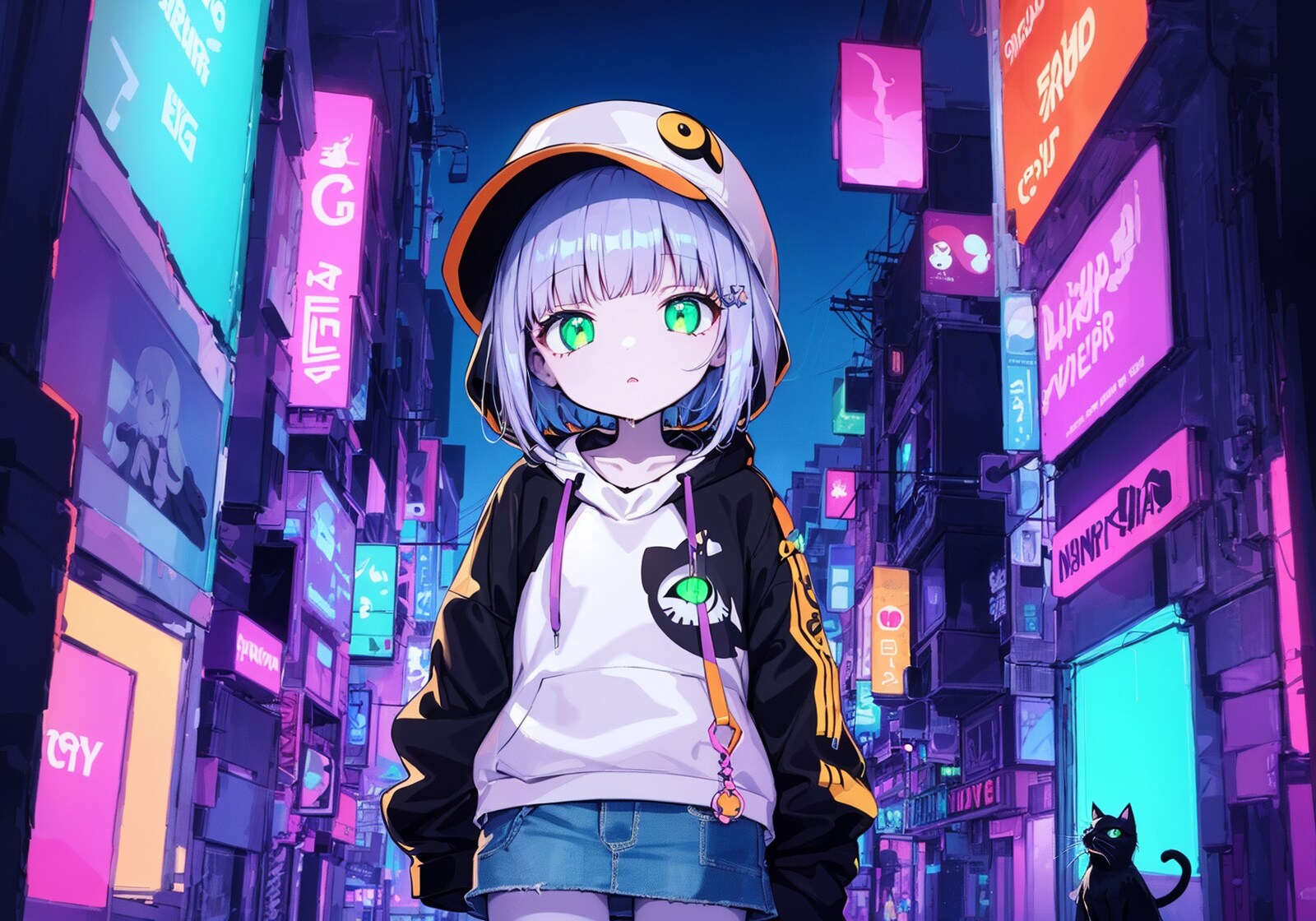 サイバーパンク猫