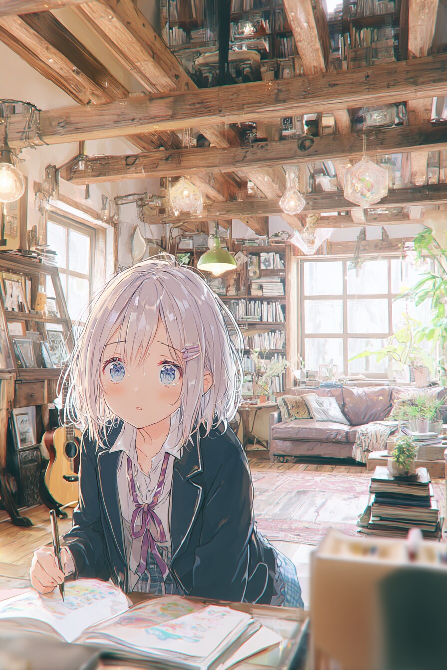 勉強がじぇんじぇんわかりません！！ | の人気AIイラスト・グラビア