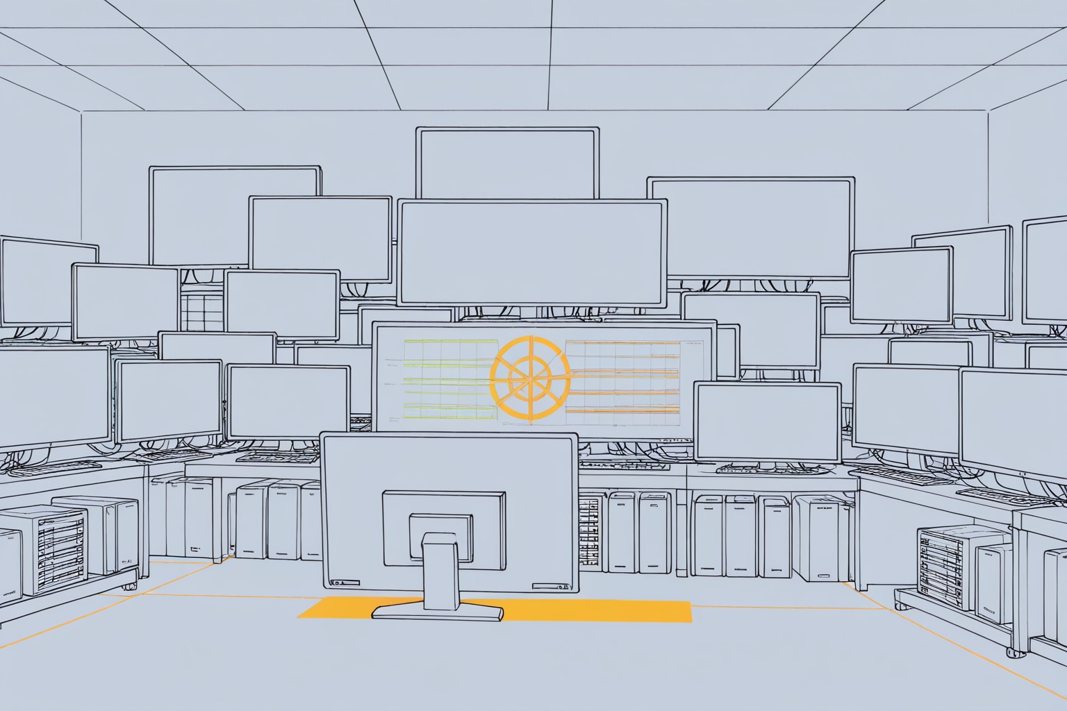 サーバールーム | の人気AIイラスト・グラビア