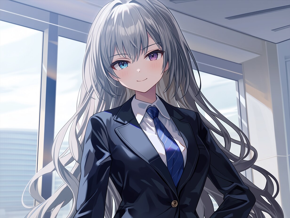 スーツ姿（３）虹宮あかり　GPTimages2.0 | の人気AIイラスト・グラビア