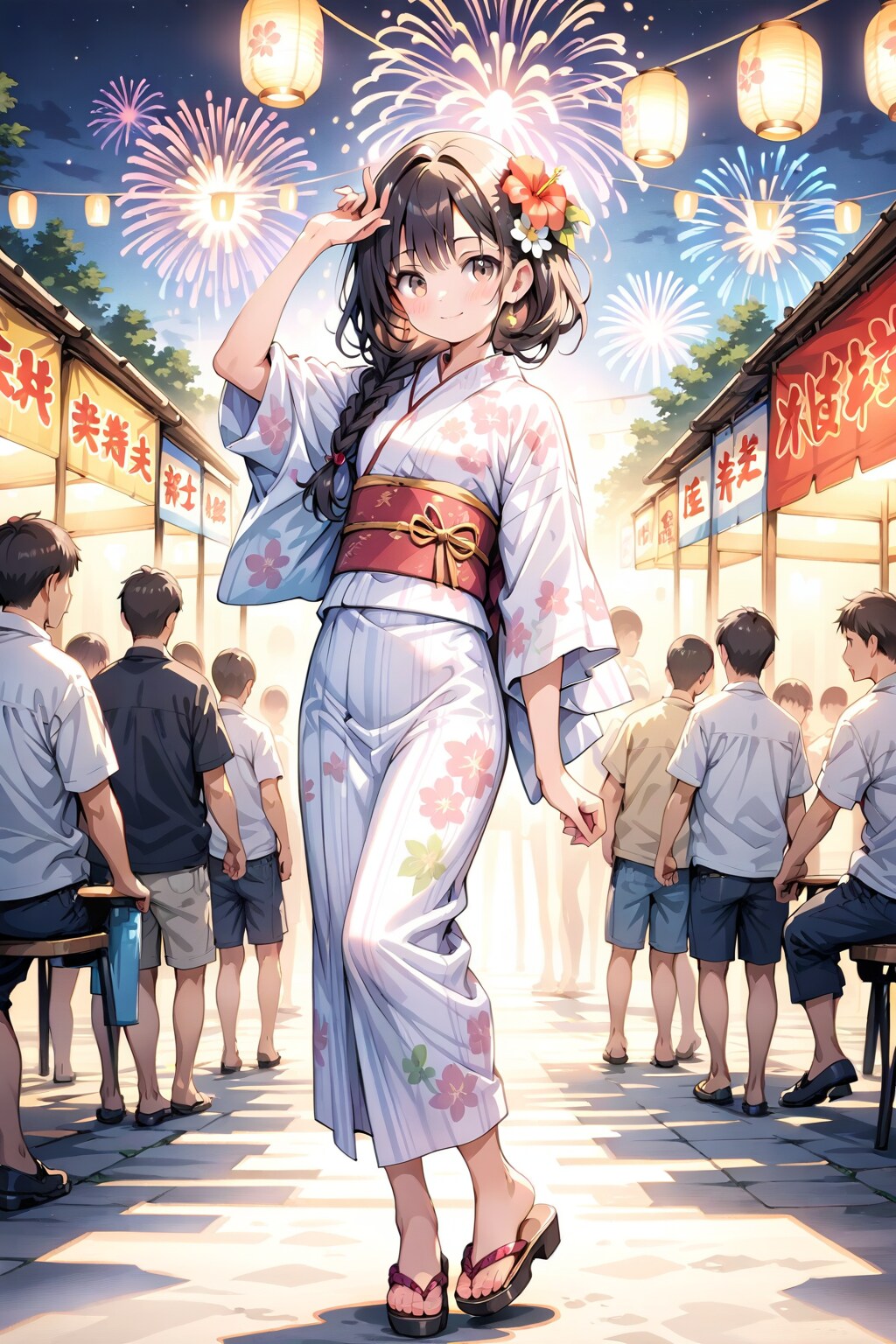 夏祭りの夜