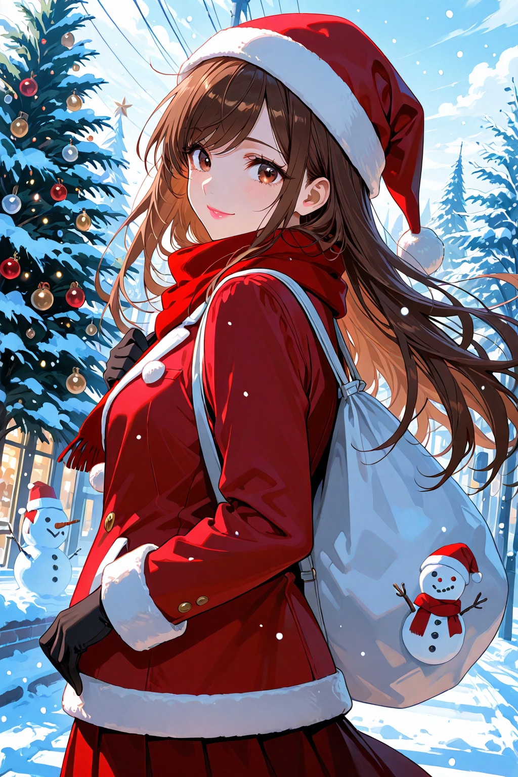 サンタコスの女の子 2025