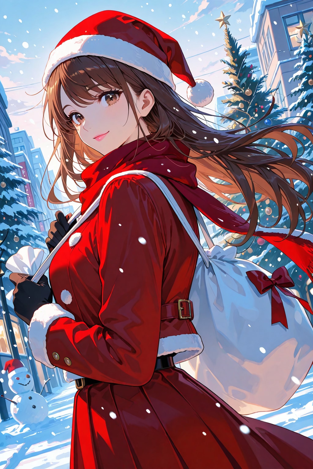 サンタコスの女の子 2025