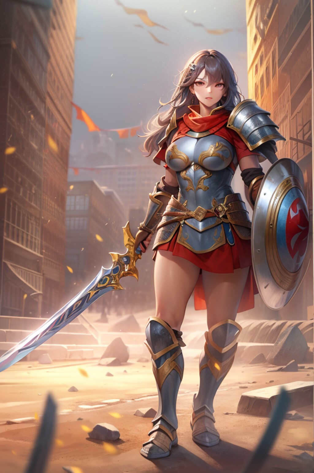 女戦士が現れた！