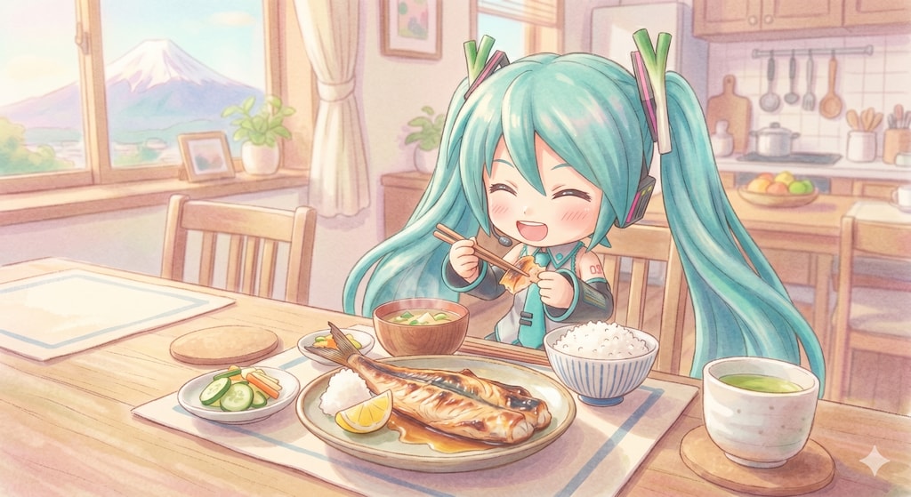 今日のお昼はほっけです