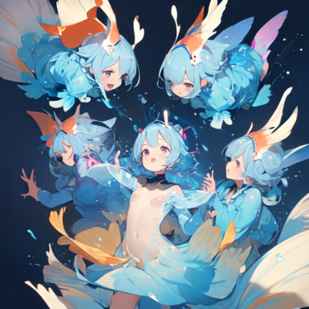ウミウシ娘・生育過程
