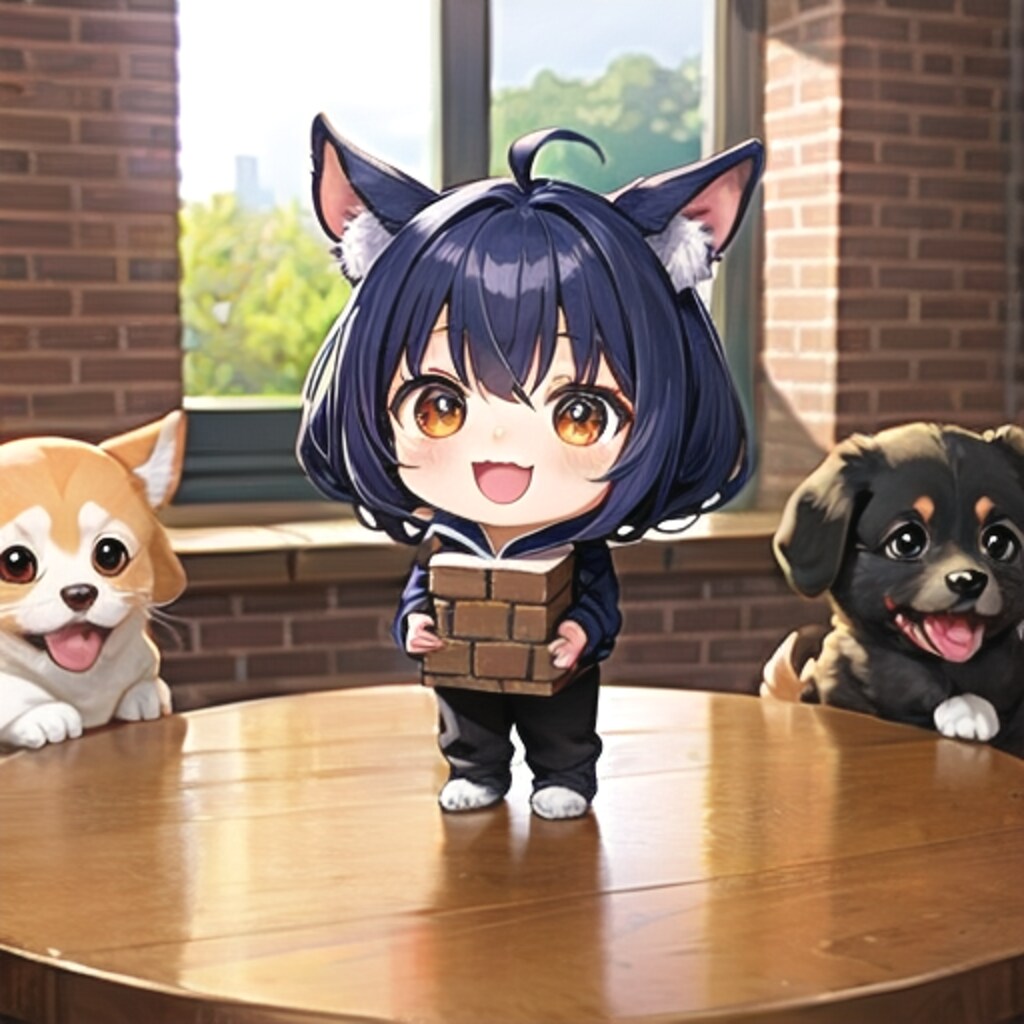 友達が遊びにきてるのだ