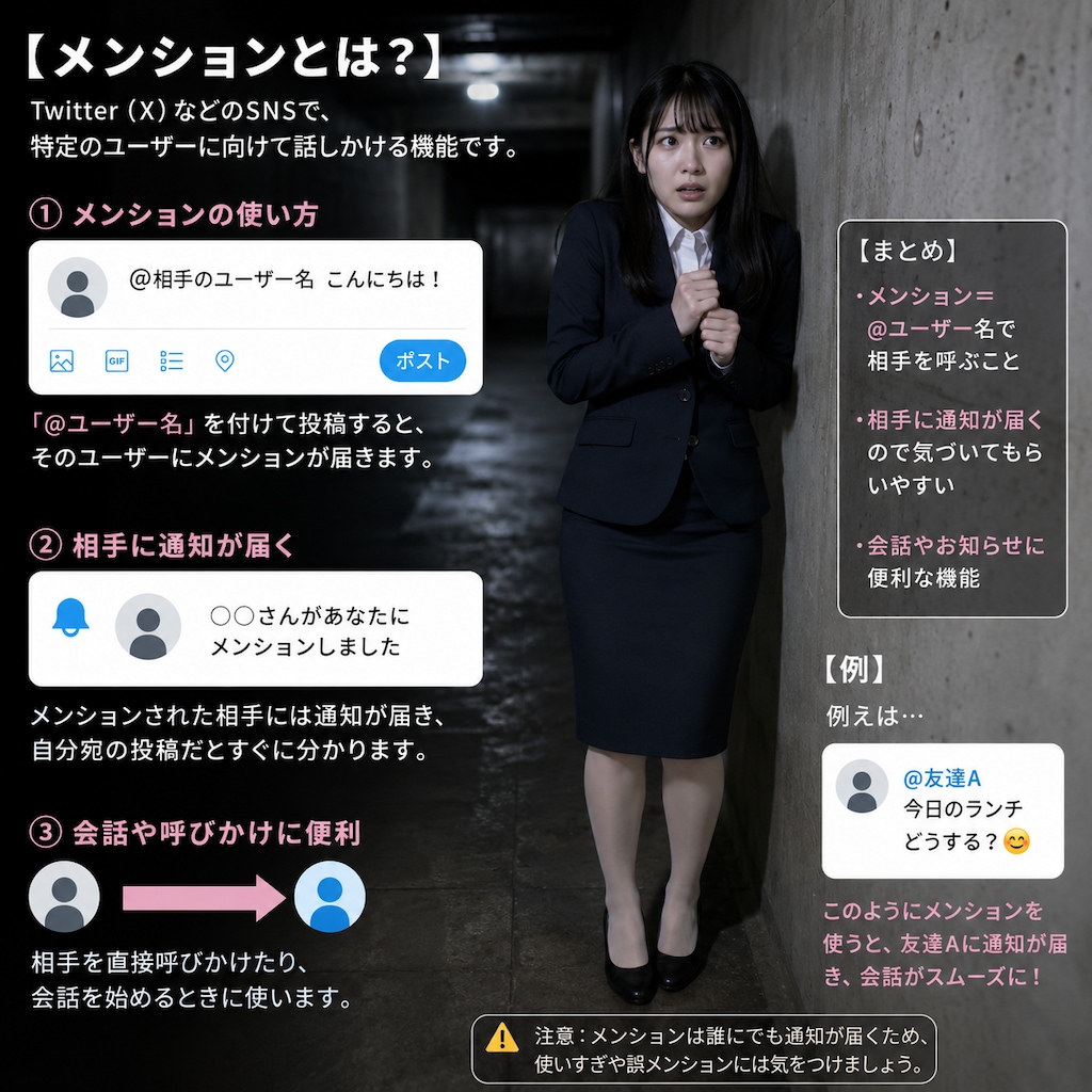 メンションの図解