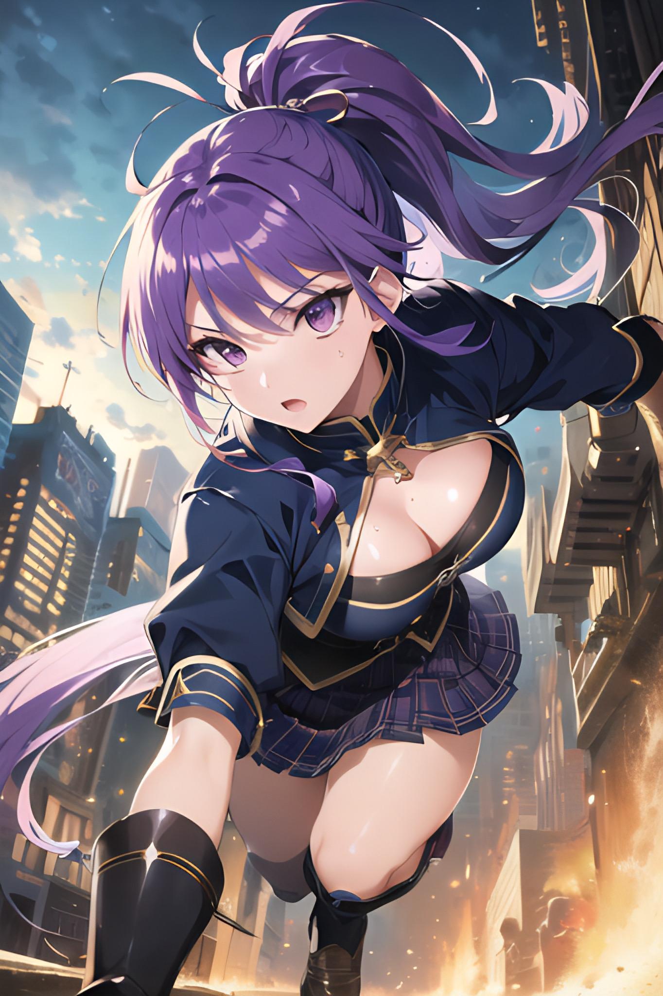 @社潜入‥「しかし、魔王軍のロボットが多い‥これじゃ、なかなか見つけられないな」@アイドル「ルナ」
