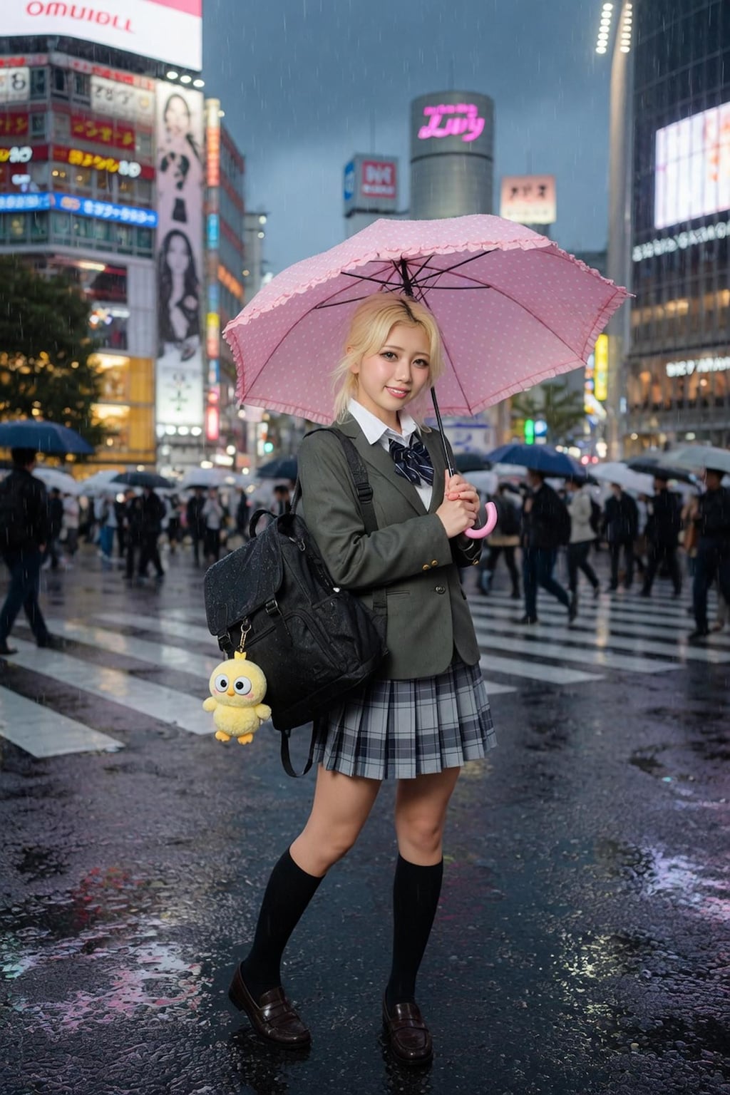 【全年齢版004/❝＃雨と女の子❞参戦】渋谷のギャル高生コレクションCO002　Model №006 007 008 009 010