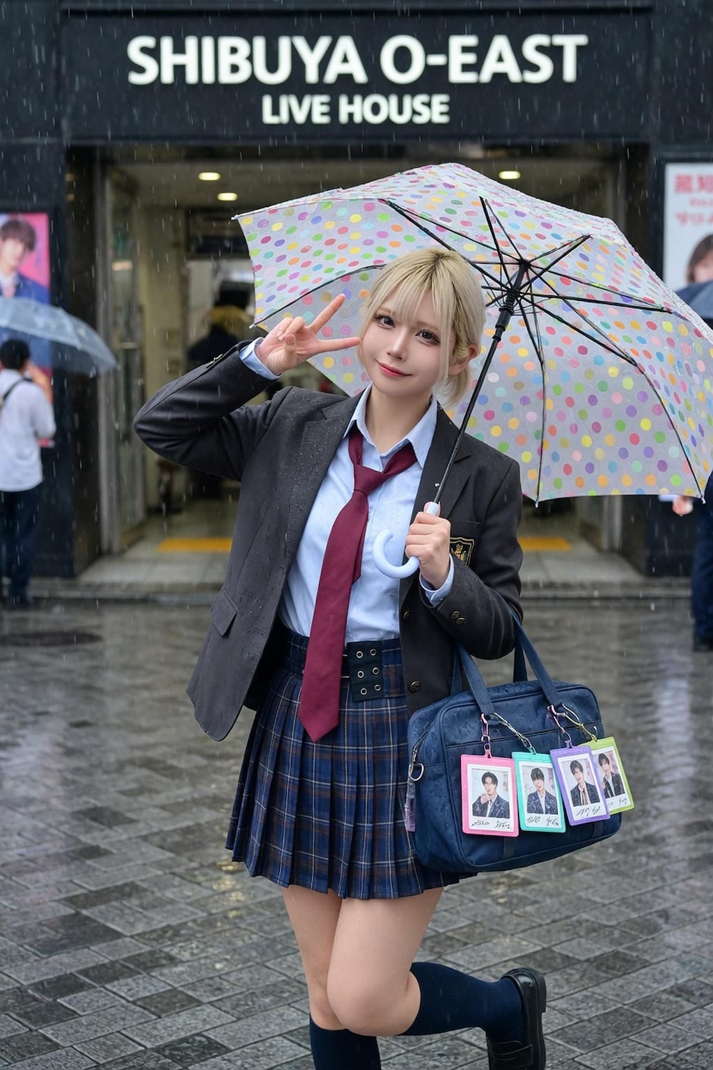 【全年齢版004/❝＃雨と女の子❞参戦】渋谷のギャル高生コレクションCO002　Model №006 007 008 009 010