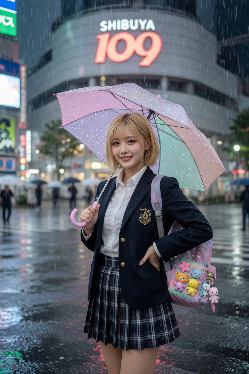 【全年齢版004/❝＃雨と女の子❞参戦】渋谷のギャル高生コレクションCO002　Model №006 007 008 009 010