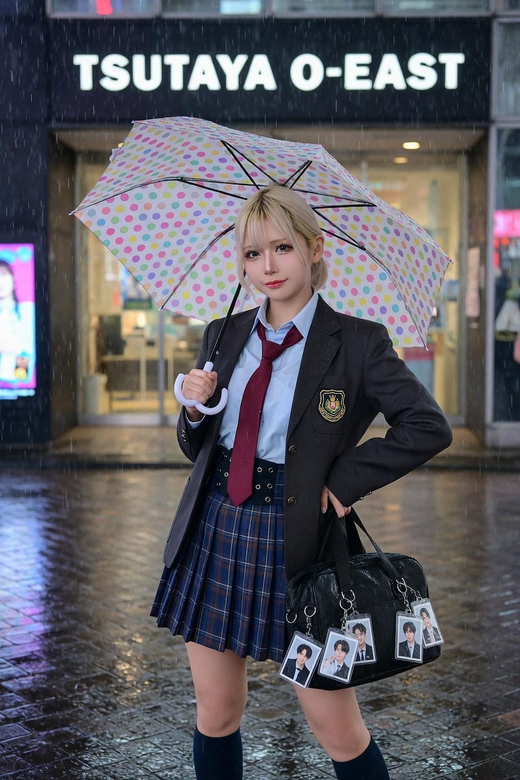【全年齢版004/❝＃雨と女の子❞参戦】渋谷のギャル高生コレクションCO002　Model №006 007 008 009 010