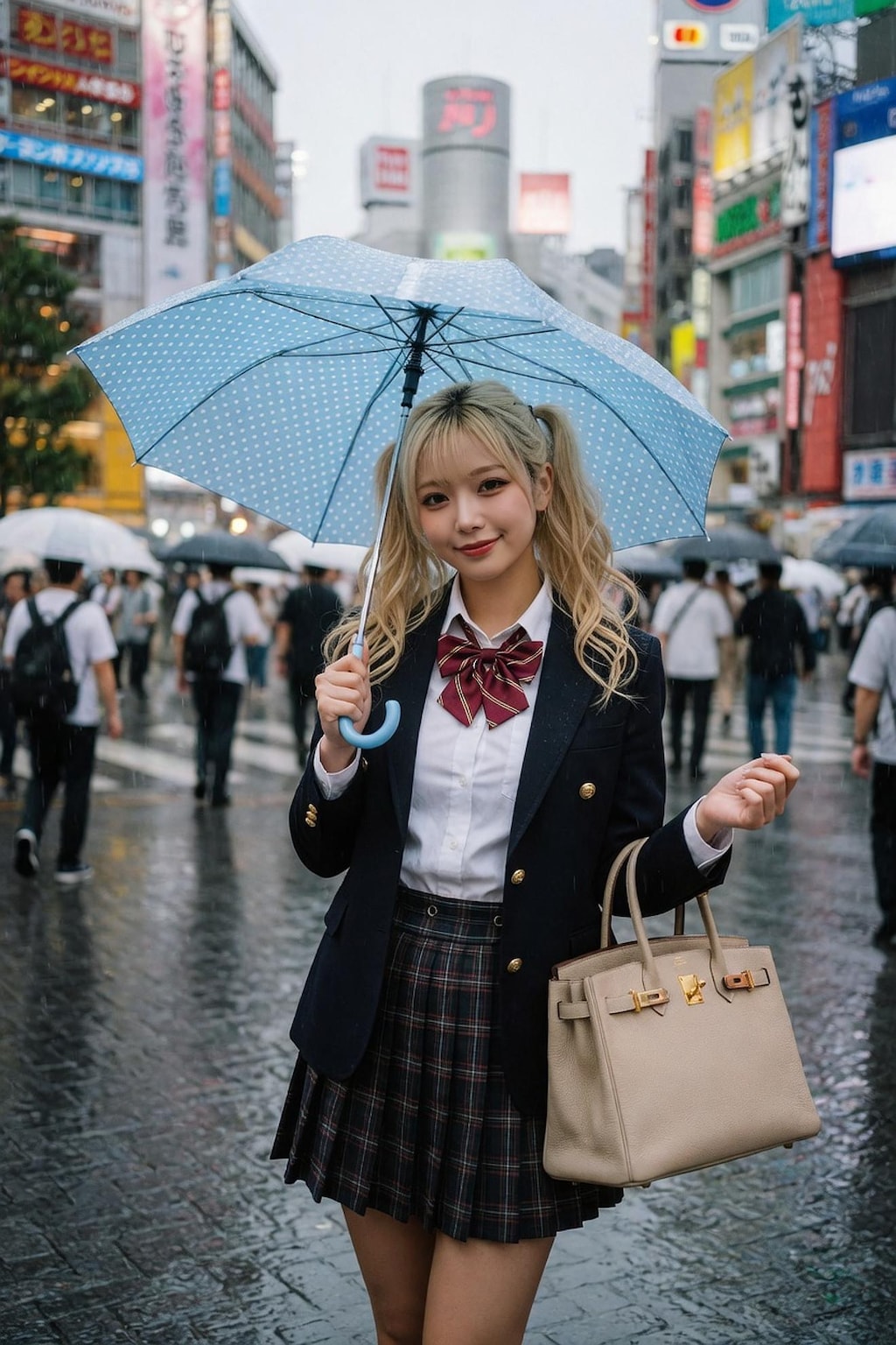 【全年齢版004/❝＃雨と女の子❞参戦】渋谷のギャル高生コレクションCO002　Model №006 007 008 009 010