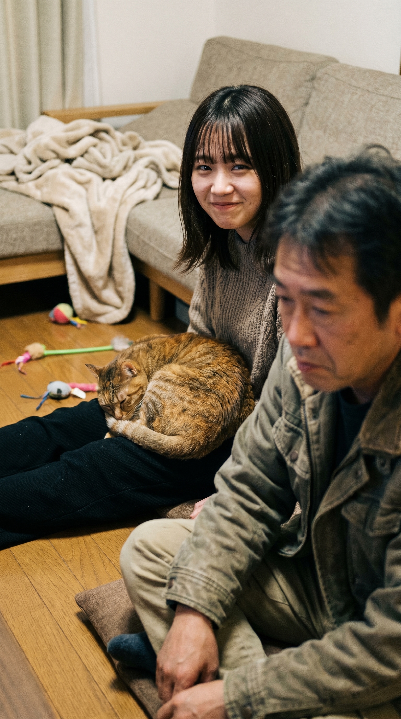 The Cat Chose Her Lap