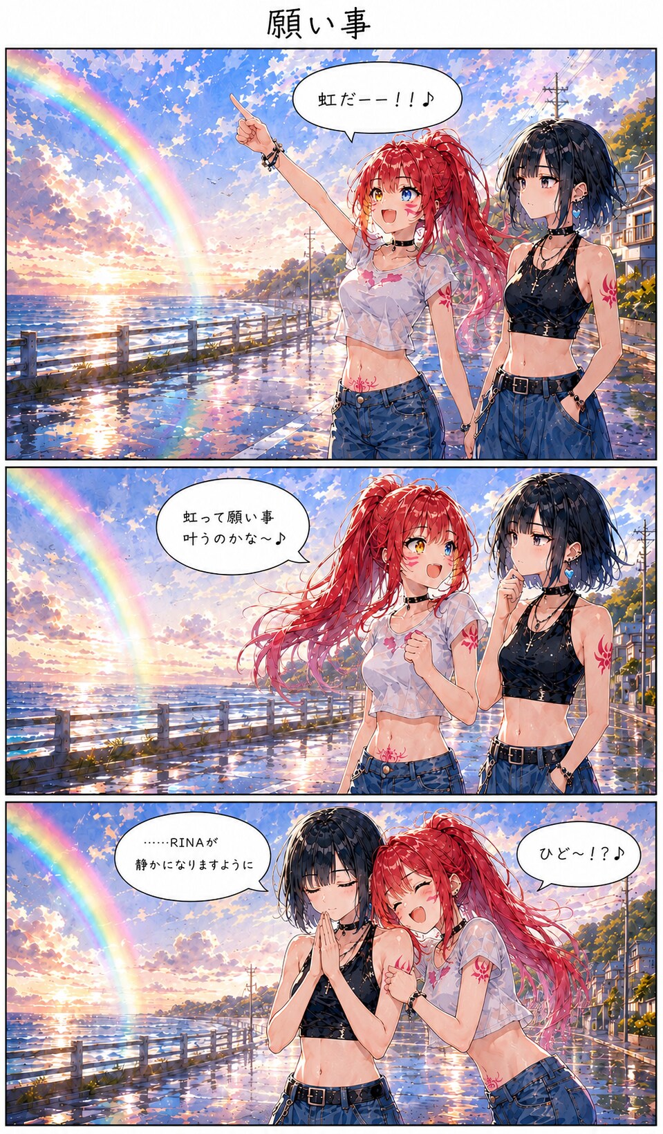 虹に願いを