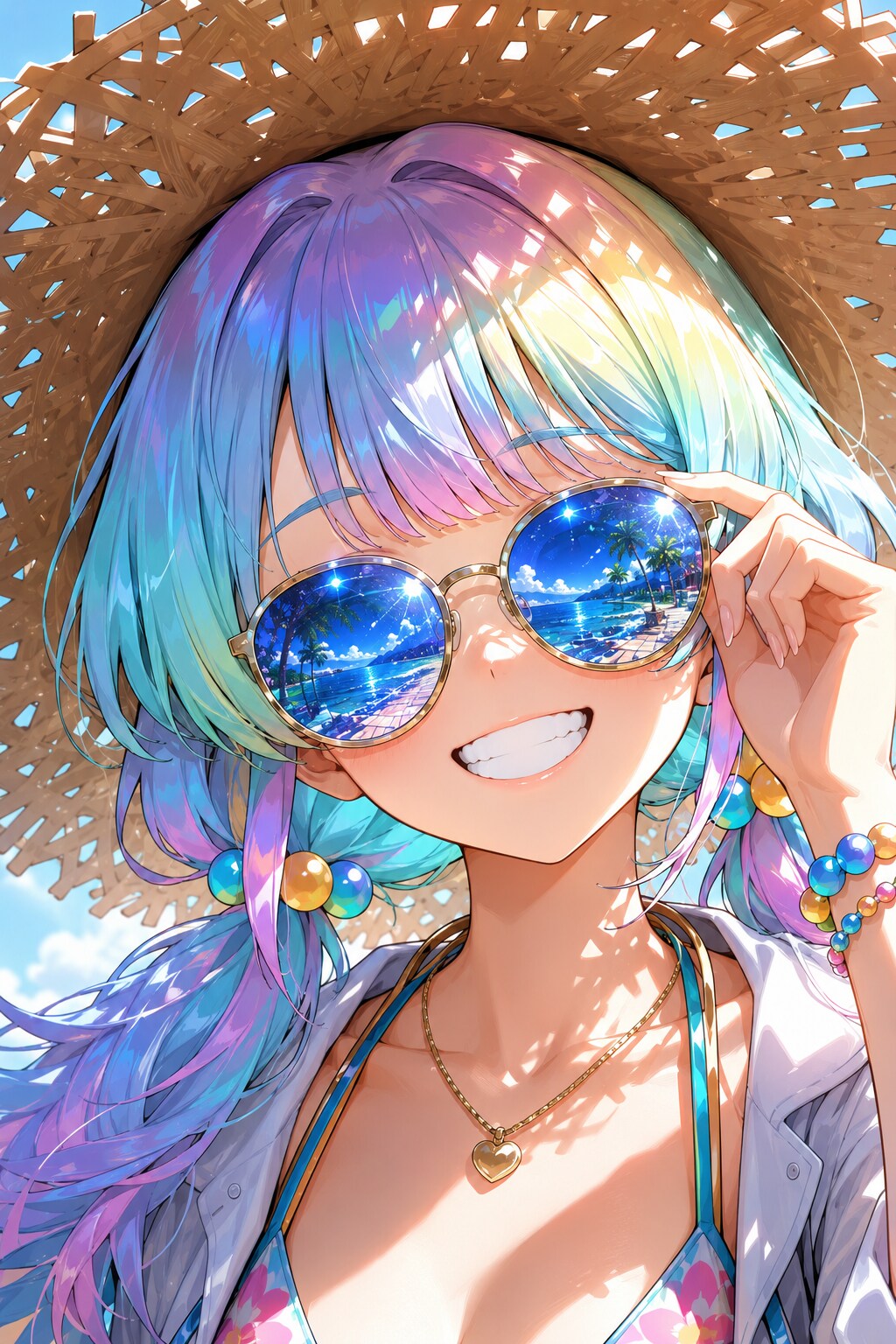 🌈👒😎🏖️🫧✨💖🌊🪷