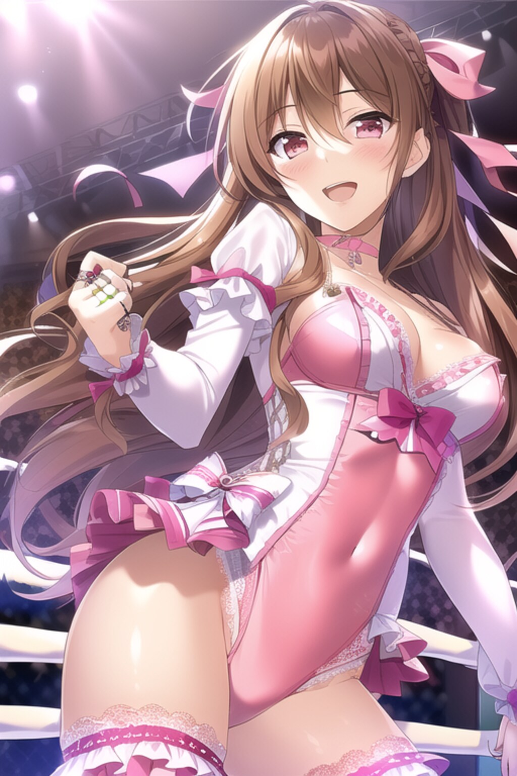 巨乳アイドルレスラーちゃん