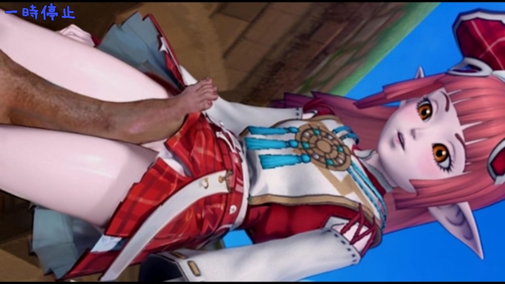 ２コマアニメ　電気アンマされてみた♪