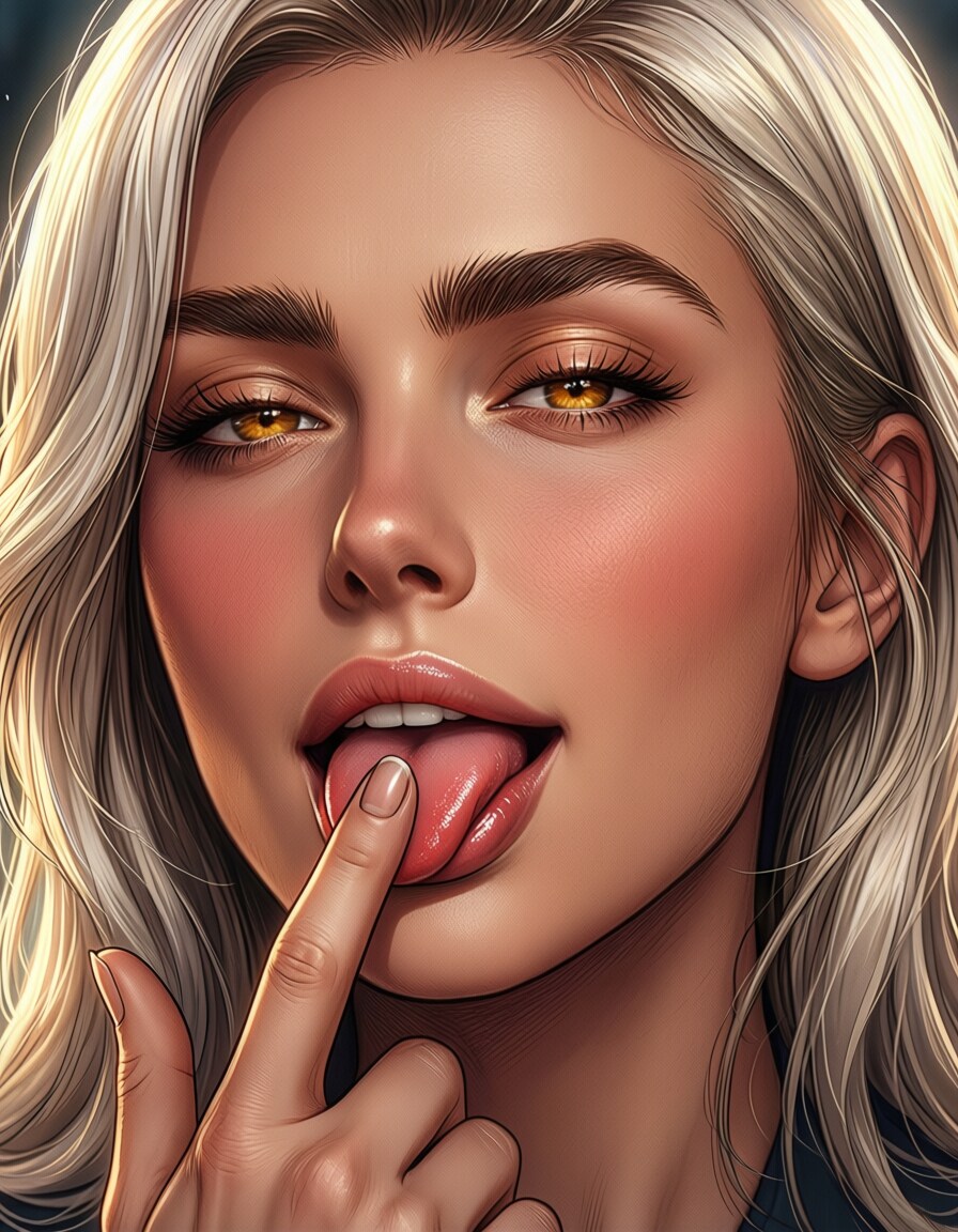 ヘレンちゃん🤎はぁ〜　何を舐めろと⁉️ | の人気AIイラスト・グラビア