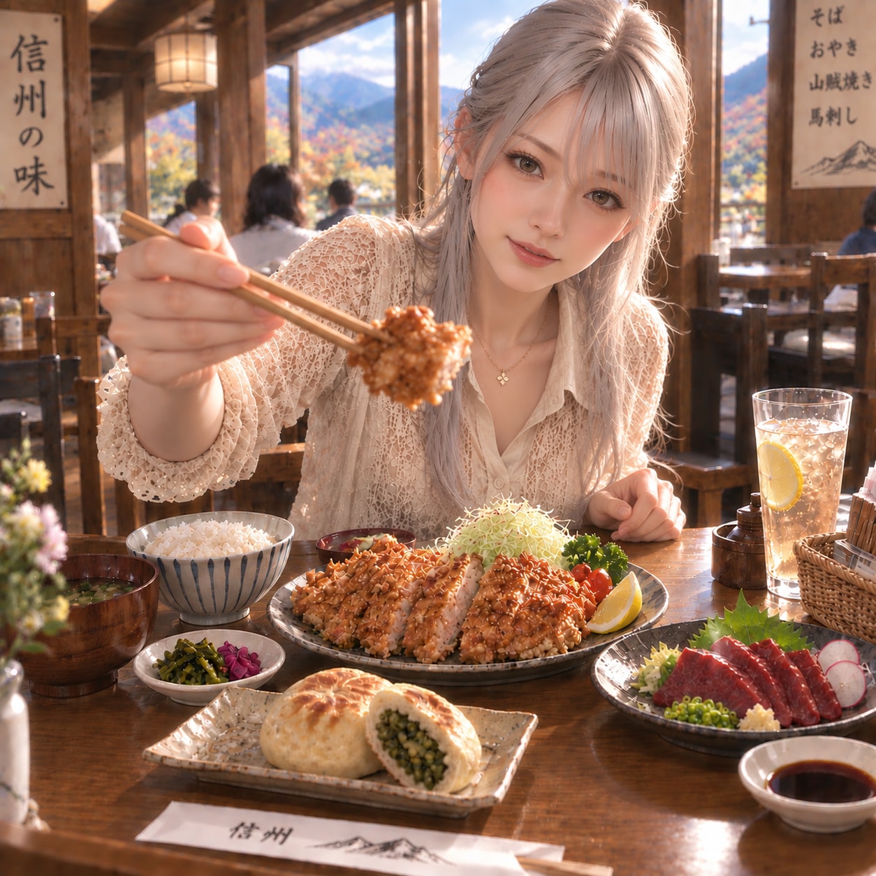 とんかつ、食うかい？（梢魔改造） | の人気AIイラスト・グラビア