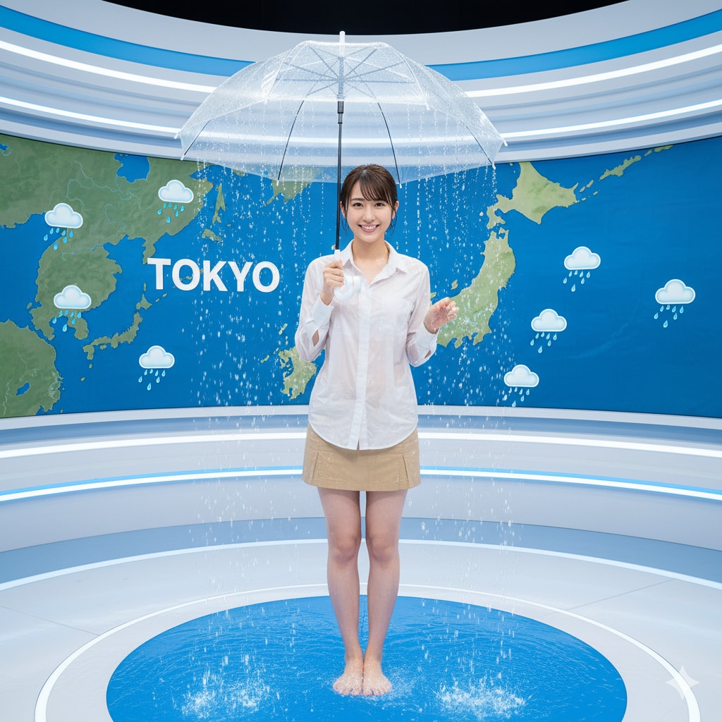 今日の東京のお天気は雨！