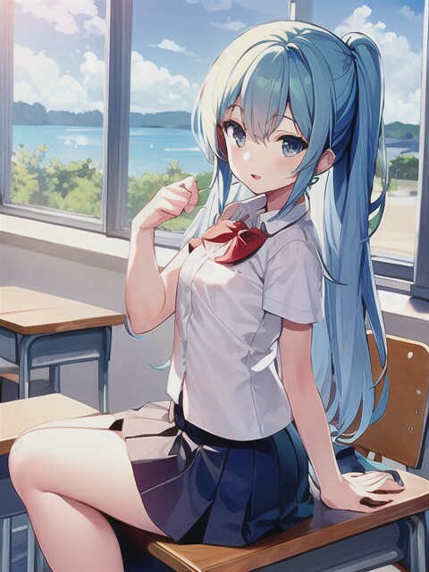 学生服ミクさんポートレート集