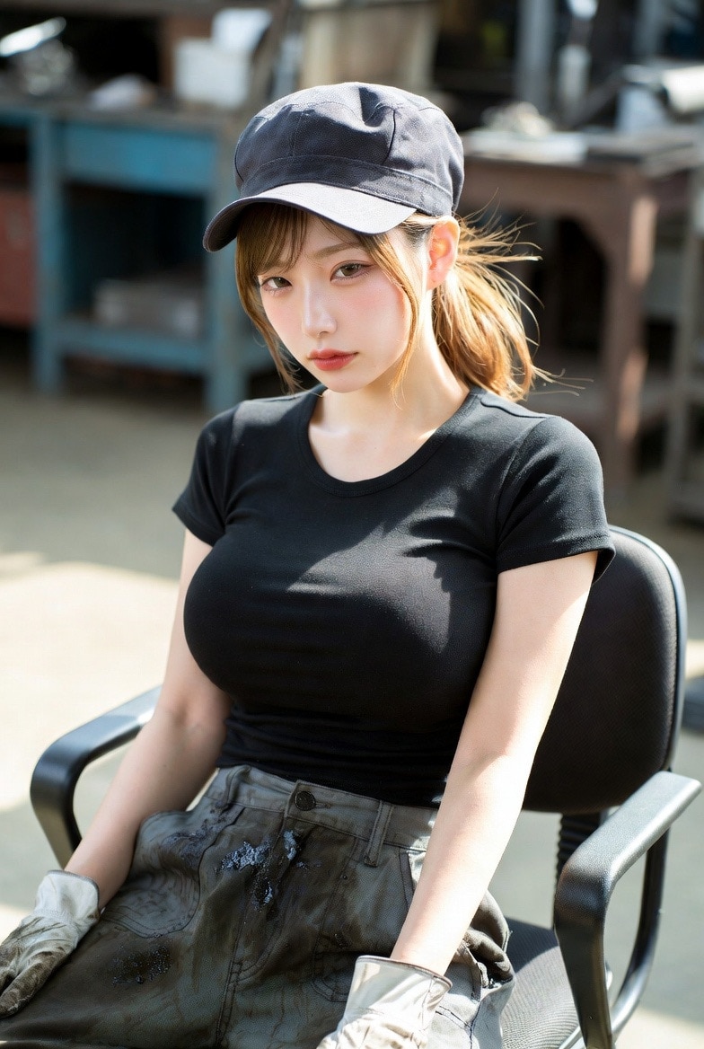 町工場の女の子