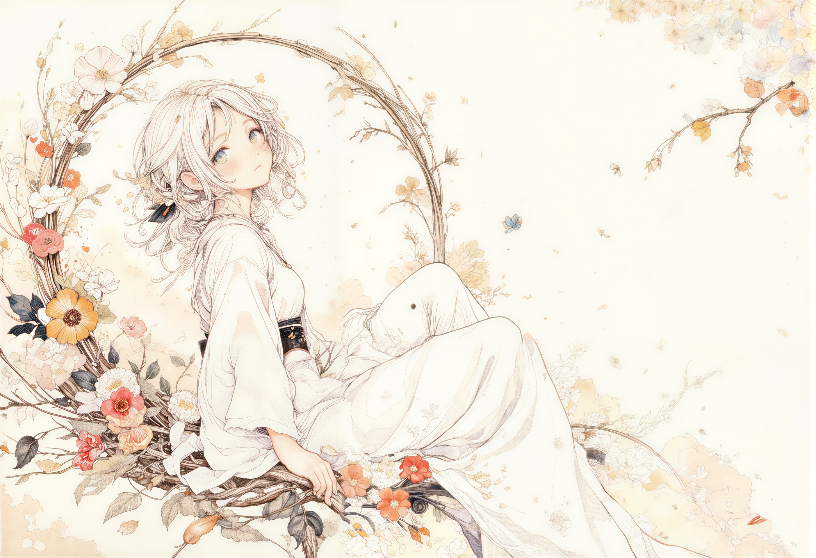 花冠の少女 2 | の人気AIイラスト・グラビア