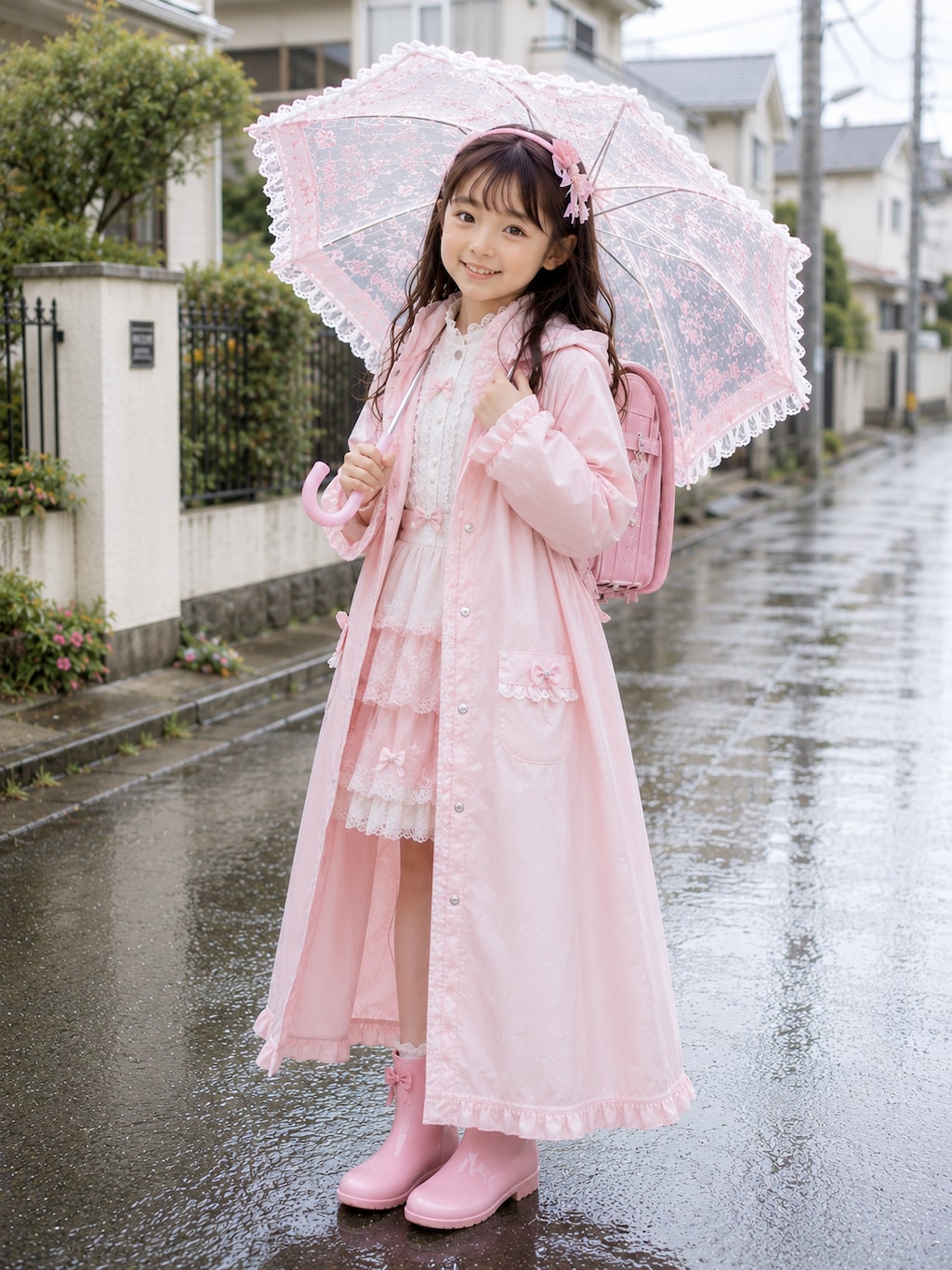 雨コーデ