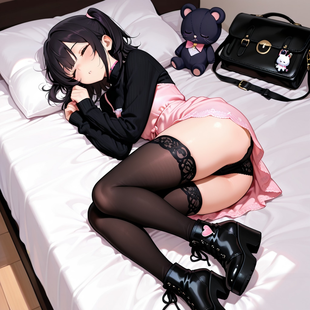 ぐっすりパンチラ